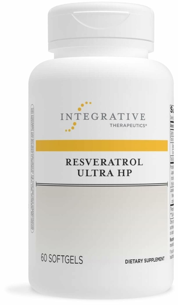 Bütünleştirici Tedaviler Resveratrol Ultra HP - Kalp Sağlığı Desteği Günlük Antioksit Desteği için Tamam *- Bir kez-Daily, Non-Soy Softgel - Gluten-Free & Dairy-Free - 60 Softgels (60 Hizmet)