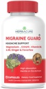 MIGRAINE Guard ® New Migraine Relief Headache Önleme, Klinik Olarak Proven COQ10, VIT B2, VIT B6, Ateşfew, Magnezyum GLYCINATE, Ginger, Exceptional Response For Essays Made in Canada
