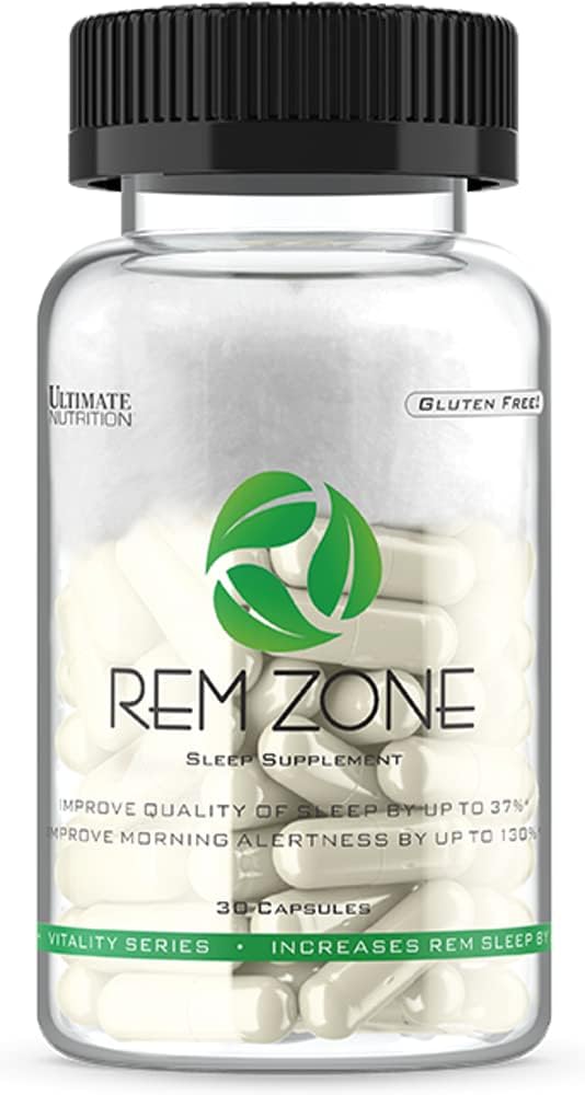 Ultimate Beslenme REM Bölgesi Tamam, İyi Bir Gece Snooze için Kapsamlı Formula, Gluten-Free, 30 Vegan Capsules