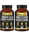 Dünya Elixir Fadogia Agrestis 600 mg ve Tongkat Ali 500 mg + Turkesterone1000 mg ve Ecdysterone 1000 mg Supplments (180 Capsules)