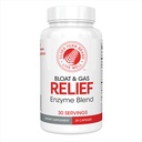 Silver Fern Bloat & Gas Relief Digestive Enzyme - 1 Şişe = 30 Hizmet - FSUNAP & Bloating Digestion Supplement with Tolerase L, Pectinase & More (1 Şişe)