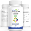 Liposomal Fisetin, Quercetin Supplements 1200 mg per Service,High Abors Polyols Antioksis for Women,Men,Non-GMO,Gluten-Free,1 Şişe-60 Softgels