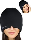 Hızlı Migraine Relief Cap - Migraine için Tasarlanmış, Sinus Gereği Yardımı, Çift Katman Gel Buz Maskesi, Tedavi Migraine Maskesi - Soğuk ve Sıcak Kombinasyon, Bir Boyut Tüm