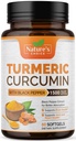 Turmeric Curcumin Supplement 1500 mg - BioPerine Black Pepper Extract Advanced Abxia Curcuminoids for Nature's Joint Support - Antioksi Herbal Supplement for Women & Men, Non-GMO - 60 Softgels