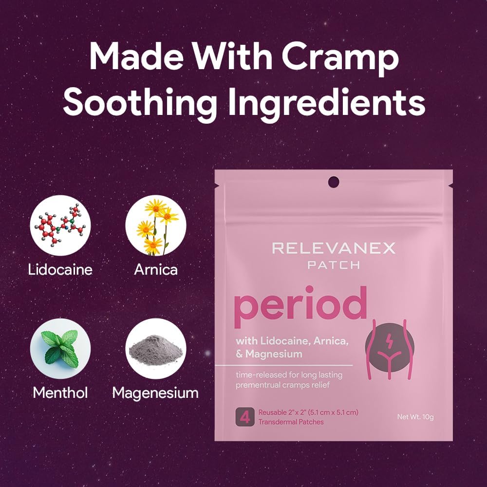 Kadınlar için Transdermal Patches – Menstrual Cycle Comfort & Support – Gentle & – Hergün için Tasarlanmış Ease