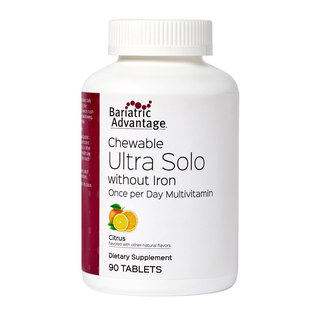 Bariatric Advantage - Chewable Ultra Solo Without Iron - Citrus - 90 Tablets - (Pack of 1)
