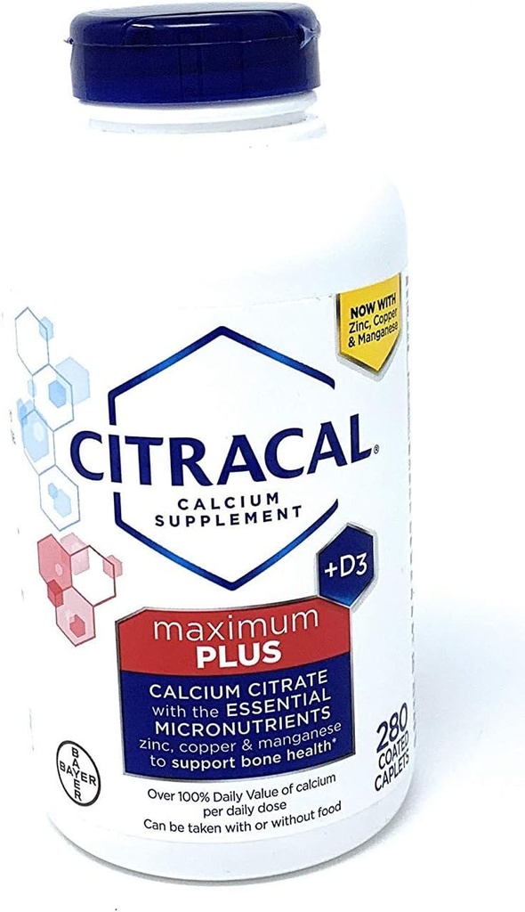 D3 Vitamini ile maksimum, Sınırlı Büyük Boyut - Capsule 280 Toplam Toplam