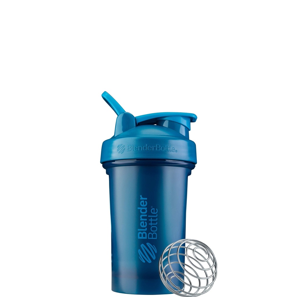BlenderBottle Classic V2 Plastic Shaker Bottle 20 oz Ocean Blue