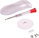 Apex Gözlükleri Çamaşır Kit - Gözcam Küçük Vidavili Kit,Eyecam Vidaları, Magning Glass, Vida Kılavuzu ve Depolama Pouch - Universal Eyecam Duvarları okuma için Kit & Sun Cars