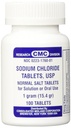 sodyum Chloride Tabletleri 1 Gm, USP Normal Salt Tabletler - 100 Tablet
