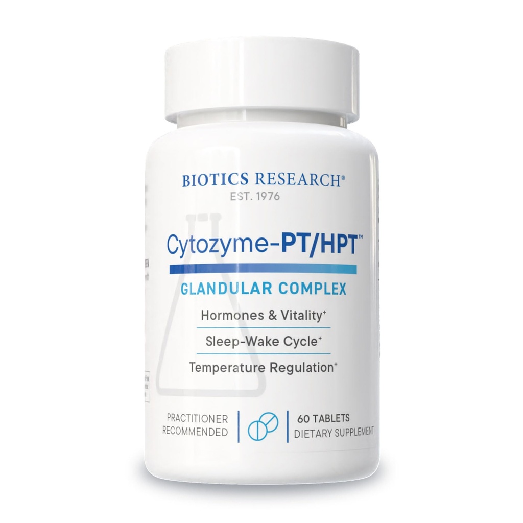 Biotics Research Cytozyme PT HPT Lamb Pituitary/Hypothalamus Kompleksi, Pituitary Gland ve hipothalamus, Adrenal Health, Brain Boost 60 Tabletler