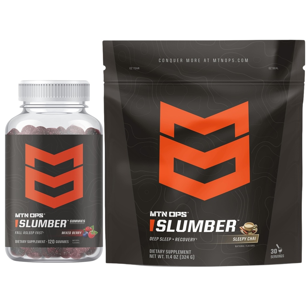 MTN OPS Slumber Gummies + Slumber Sleepy Chai