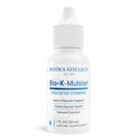 Biotics Araştırma Biyo K Mulsion Sıvı Vitamin K Drops - 500 mcg /S - Yetişkinler için K1 fitnadione - VIT K Supplement - Güçlü Bones, Heart Health, Blood Clotting Support, 1 fl ozz