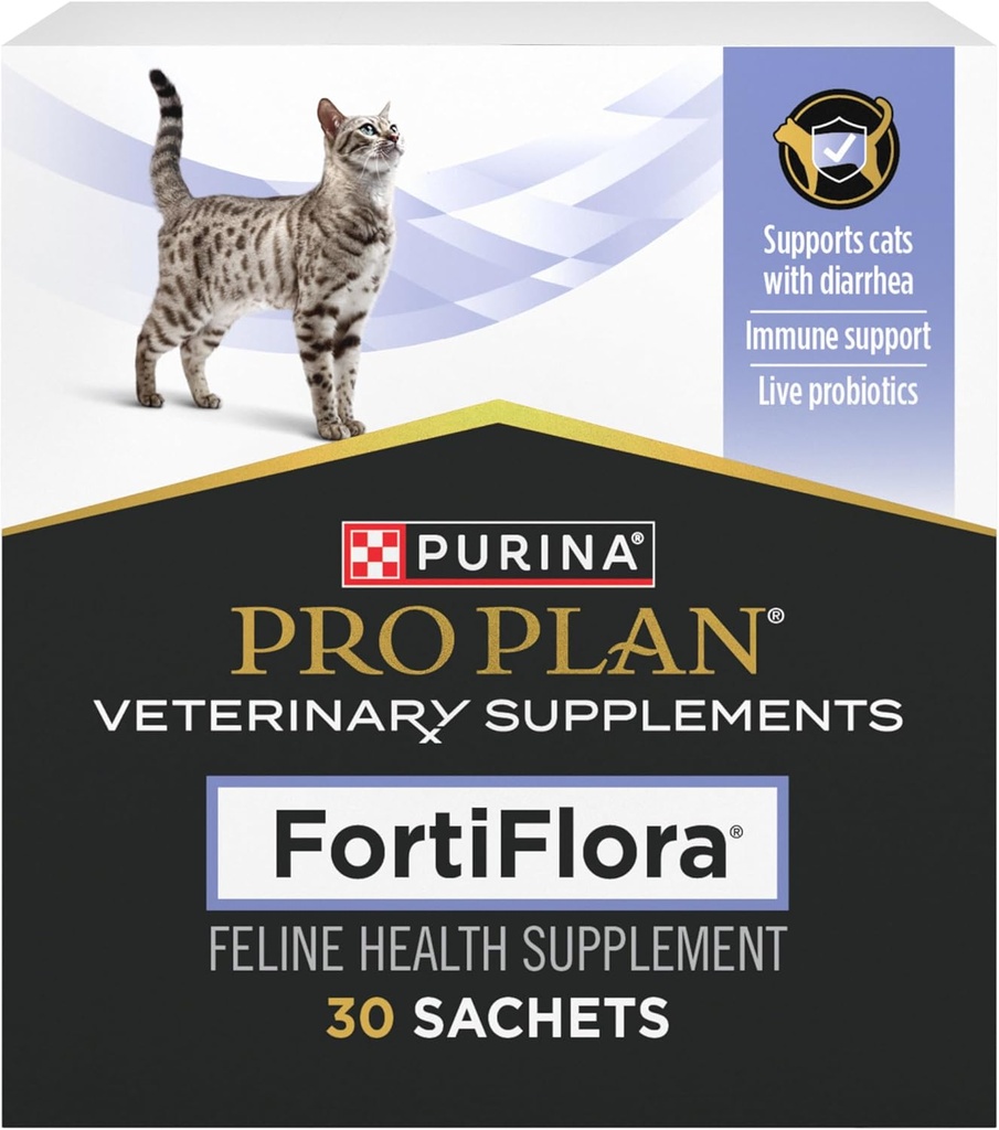 Purina Pro Plan Veteriner Supplements FortiFlora Probiyotikler for Kediler with Diarrhea Cat Supplements