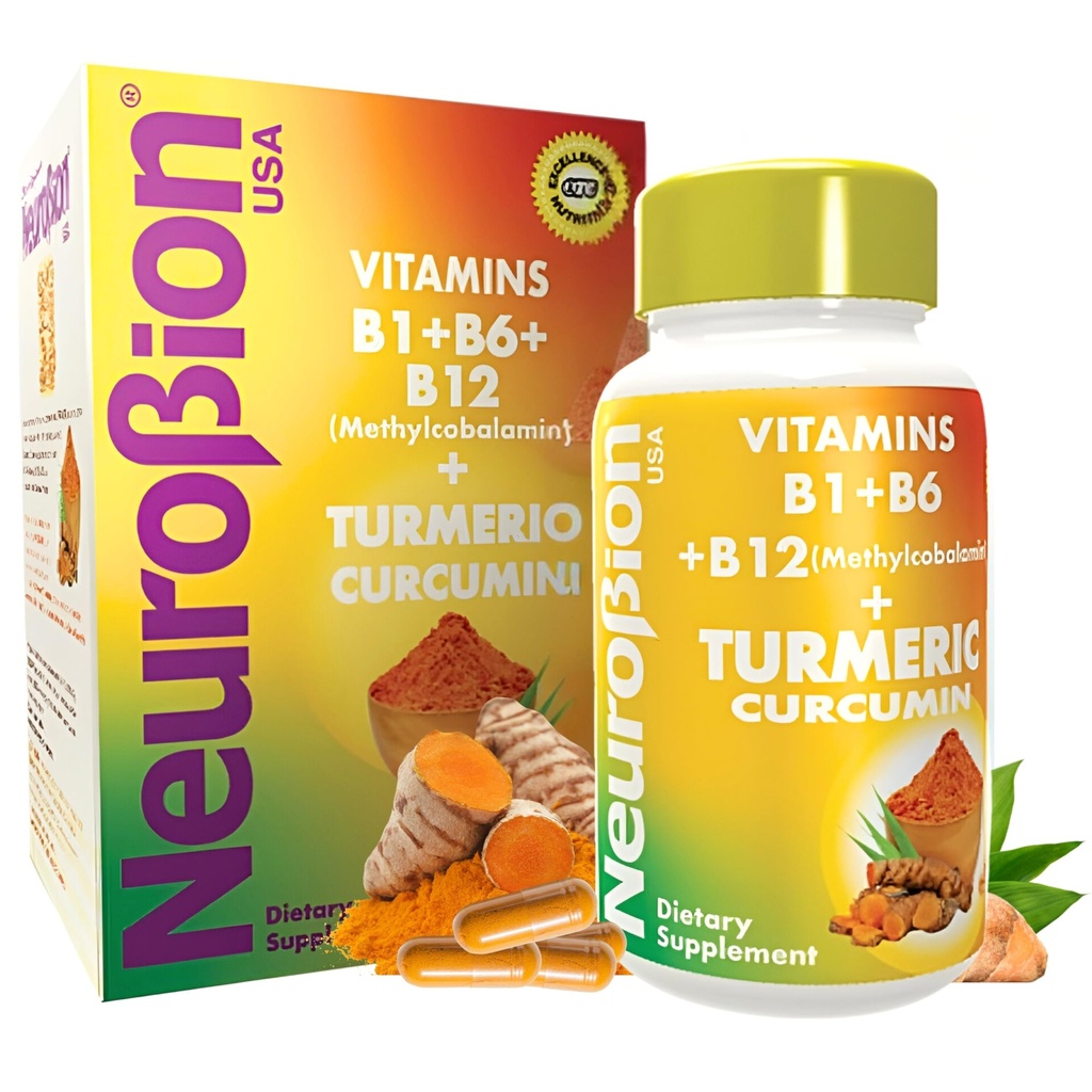 Nörobion Turmeric Curcumin 650 mg Antioksit Desteği için Herbal Supplement, Yüksek Abhidrasyon Ultra Potent Turmeric Supplement Multivitamins Kompleks ile B12, 40 Capsules
