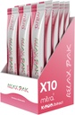 Mitra9 Kava Toz RelaxPak - Strawberry Watermelon Kava Ekstra Toz Paketleri | Mood Advancedr | Plantive | Doğal Calm & Clarity | Easy Open Single-Serving Stick (10)