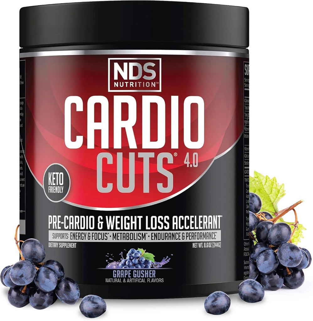 NDS Beslenme Cardio 4.0 - Grape Gusher,20 hizmet vermektedir (kahkaha 1'in paketi).