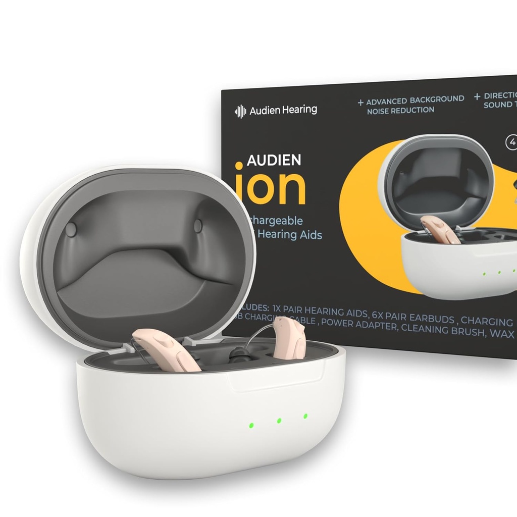 Audien İşitme ION Kablosuz Tedarikçi OTC İşitme Yardımı, Premium Comfort Design & Neredeyse Invisible Invisible