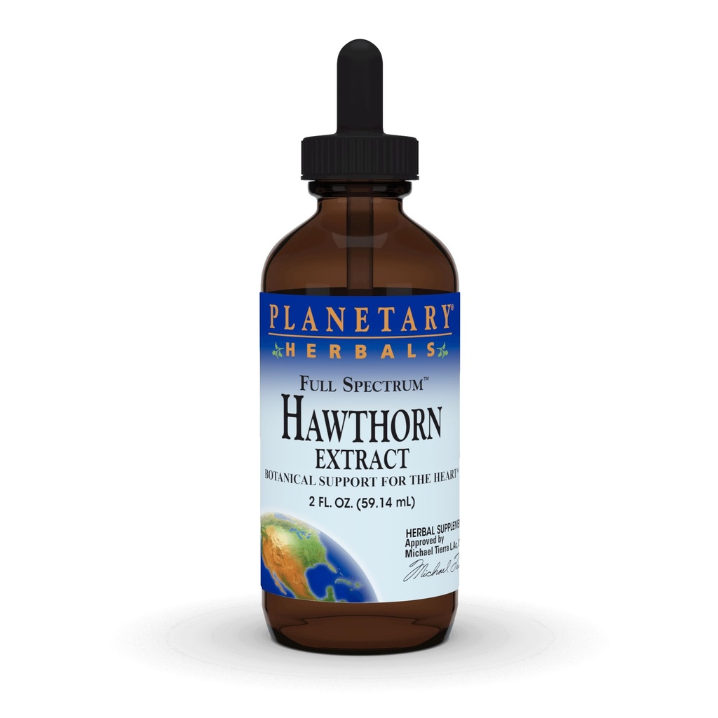 Gezegensel Herbals Full Spectrum Hawthorn Sıvı Ekstraksiyon Tamam, 2 Akış Ounce
