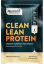Nuzest - Pea Protein Toz - Temiz Lean protein, Premium Vegan Plant Temel Protein Toz, Süt Ücretsiz, Gluten Free, GMO Free, Doğal olarak Sertleştirilmiş Protein Shake, Smooth Vanilla, 1 Hizmet, 0.9 ozzz