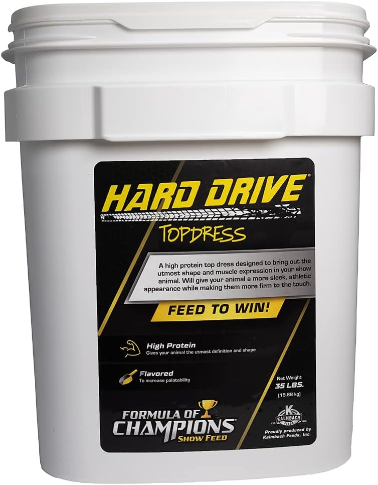 Cattle, Koyunlar, Goats ve Pigs için Sert Drive Topdress Ultrasonik Supplement for Cattle, Koyun, Goats, and Pigs, 35 lb Kova
