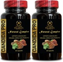 Genric Candida PRO - Sağlıklı Gut, Candida Support, Candida Cleanse Organic, Oregano Oil - 2 Şişes