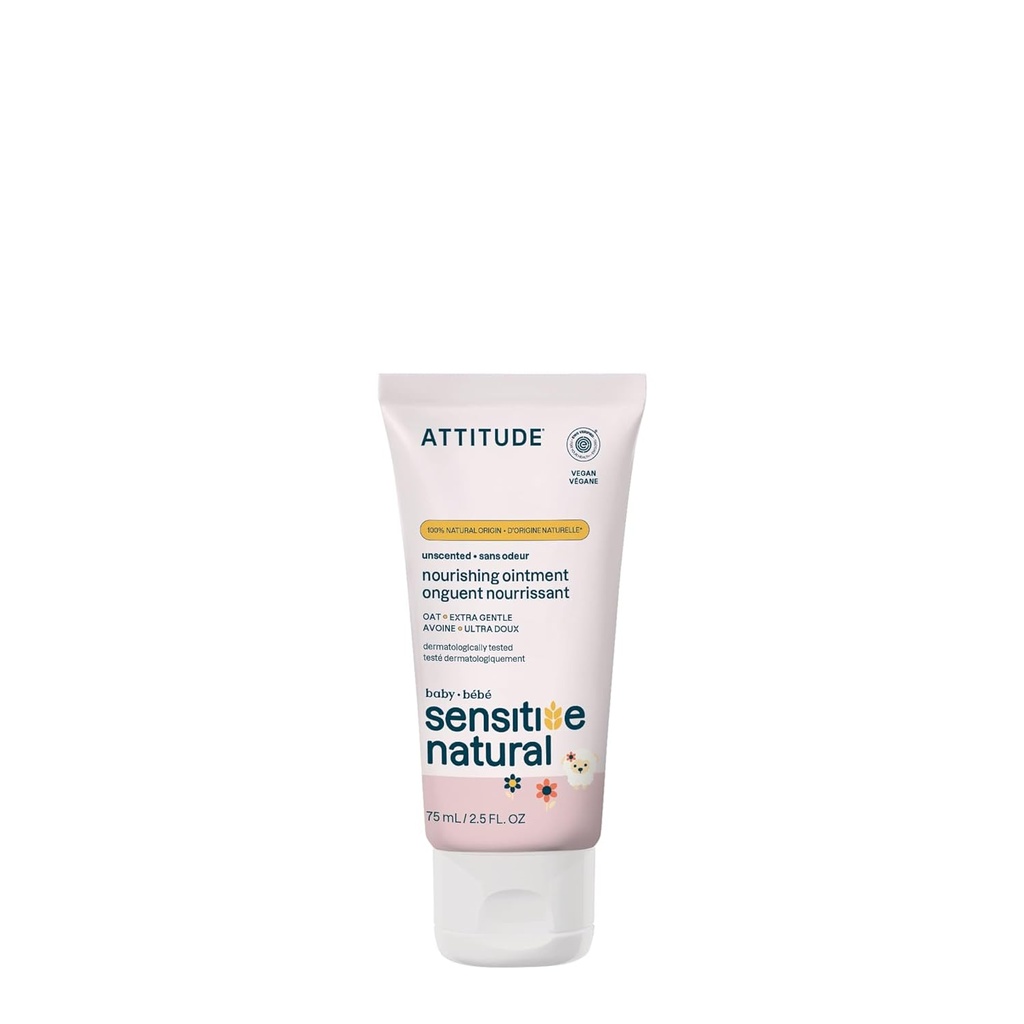 Hassas Vücut Ointment, Plant ve Mineral bazlı Malzemeler, Vegan ve Cruelty-free Personal Care Products for Hassas Skin, Unscented, 2.5 Fl Oz Oz