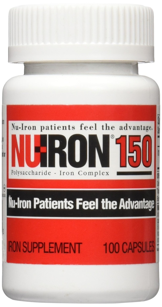 NU-IRON 150mg 100ct Caps