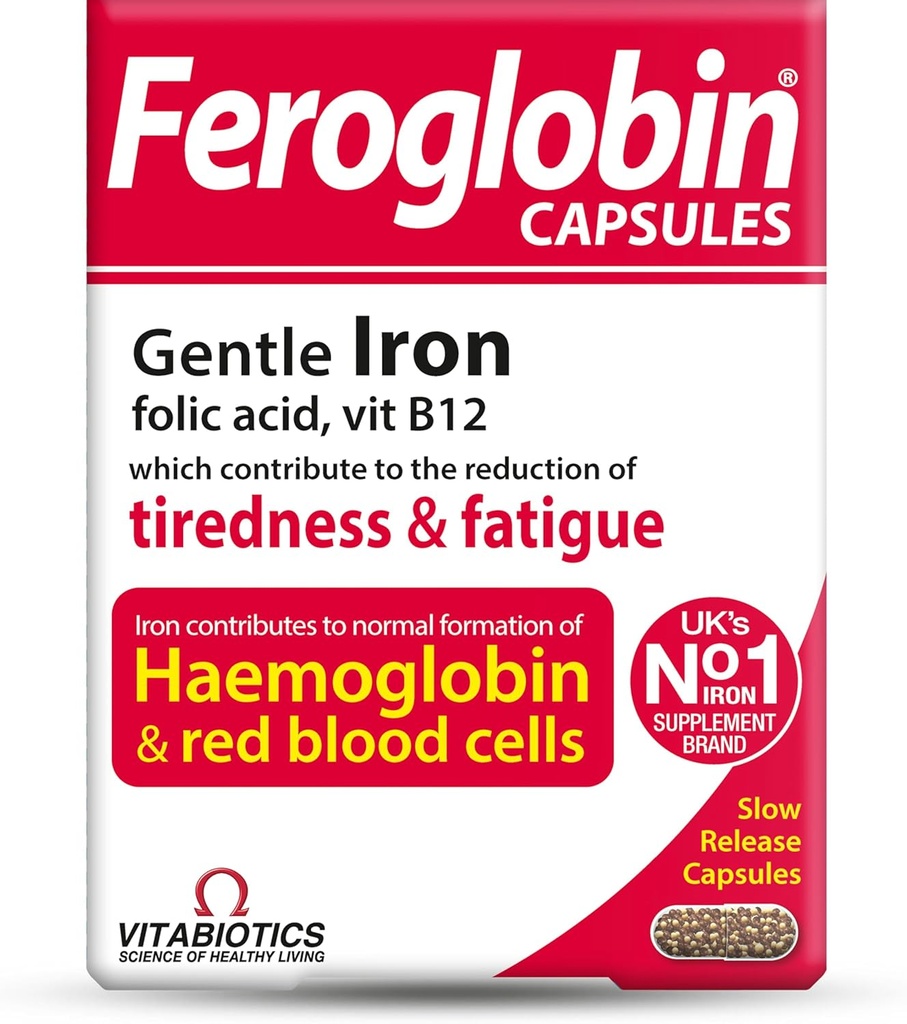 Feroglobin Vitabiyotikler Organik Vitamin ve Mineral Capsules 30 Capsules