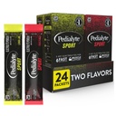 Pedialyte Sport Electrolyte Toz, Kas Desteği için 5 Key Electrolytes for Muscle Support before, During, & After Egzersiz, 12 Lemon Lime & 12 Meyve Zehiri, 0.49-oz Packets (24)