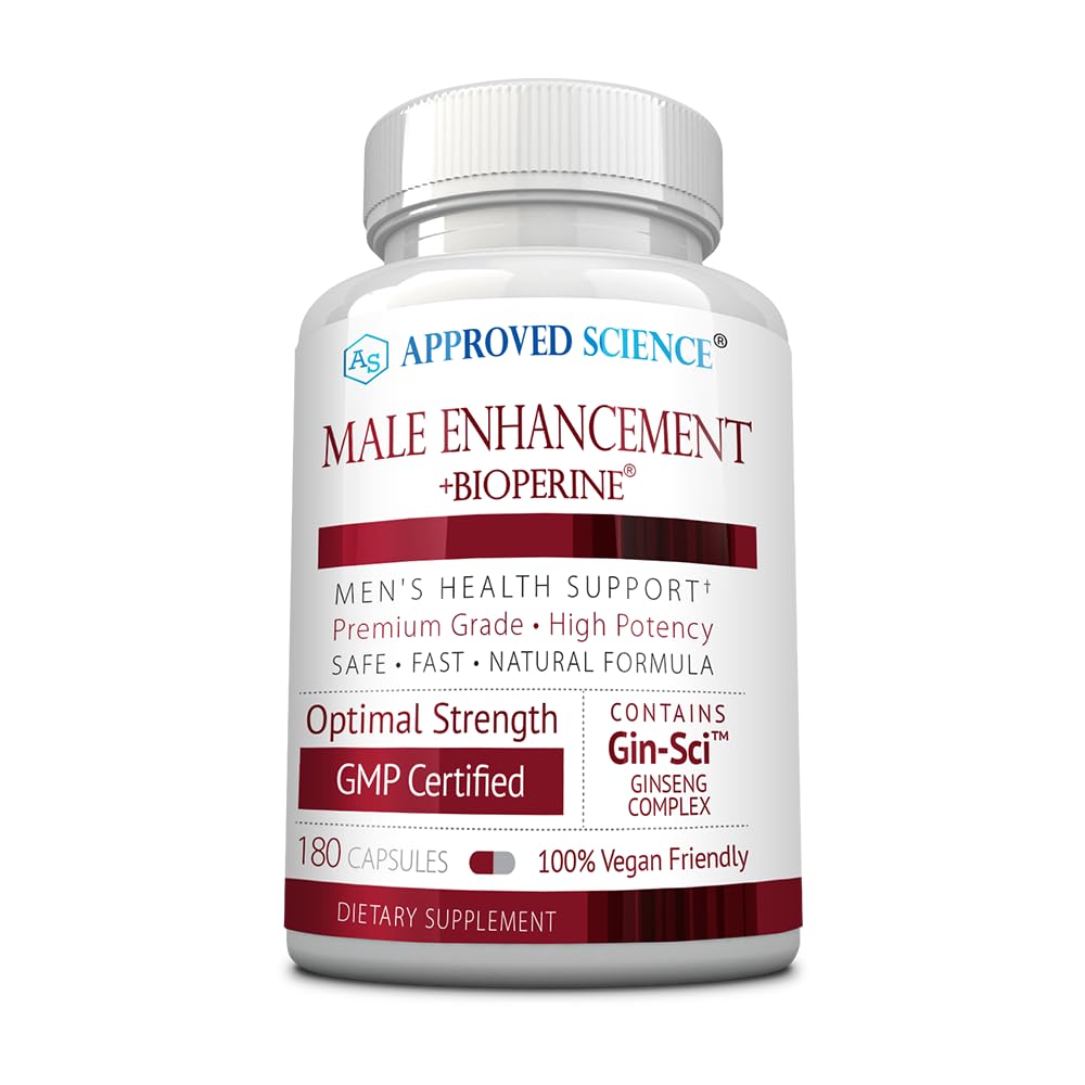 Onaylanmış Bilim® Erkek Gelişi - Performansı ve Yükseltme - 180 Vegan Dostu Capsules (1 Şişe)