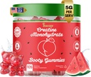World's First Kretine Monohidrat + Keto ACV Booty Gummies Supplement for Women - 5000mg Kretine artı 1000 mg ACV - Glute Builder, Waist Slimmer, Gym Essentials Women, Sugar Free (120 Ct Watermelon)