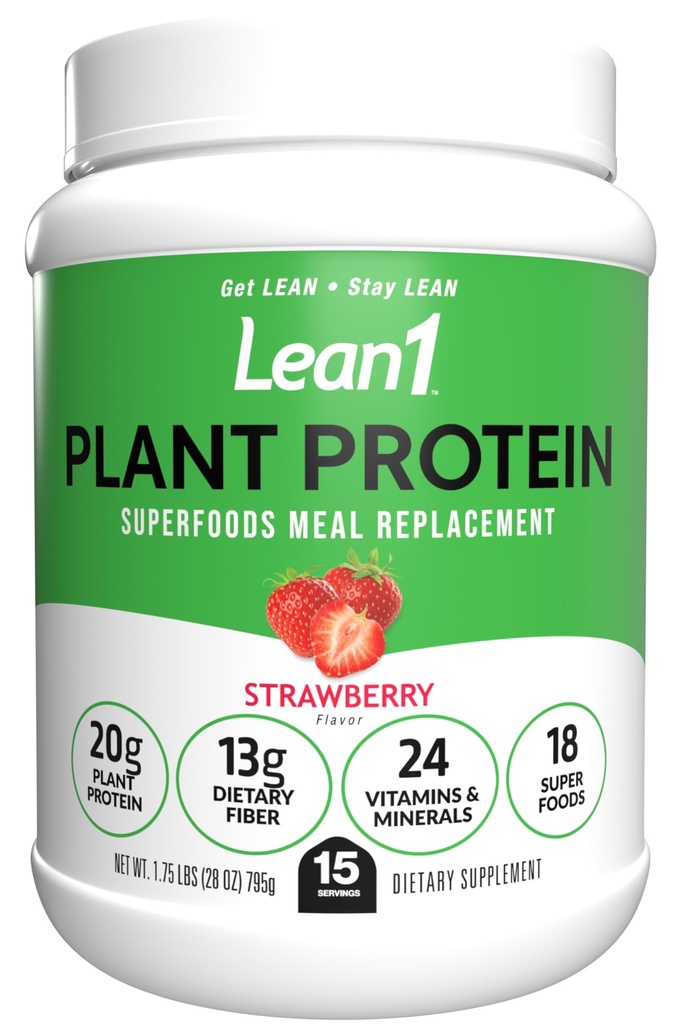 Lean1 Plant Based Protein Toz, Meal Change, Me lezzet, 15 hizmet