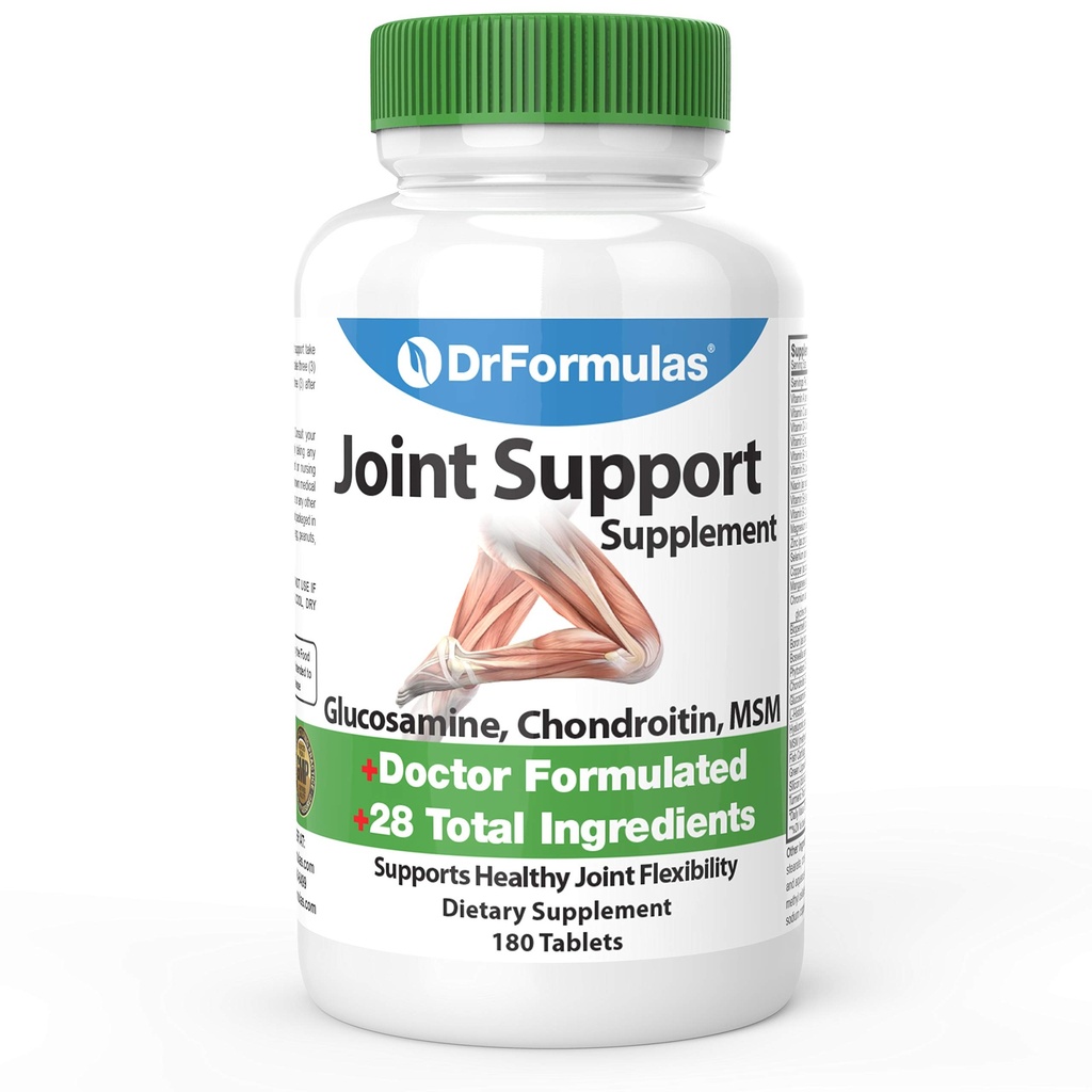 DrFormulas Men & Women için Ortak Destek Supplements | Glucosamine Chondroitin Bayan Bayan Bayan, (Mendamine) 60 Günlük Supply