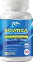 Sciatic Nerve Relief Supplement, Advanced Support Formula for Nerve Health, Alfa Lipoic Acid, Vitamin Kompleksi, 120 Capsules, Made in USA