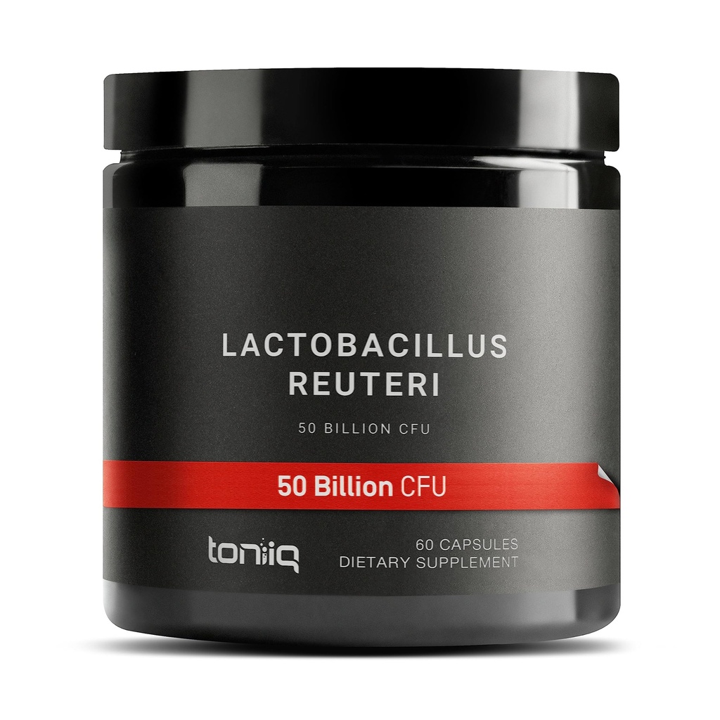 Toniiq 50 Milyar CFU Lactobacillus Reuteri Probiyotik 50 mg - L Reuteri Probiyotikler - En Yüksek CFU Kont Lactobacillus Reuteri Probiyotik - 60 Vegetarian Capsules - 60 Hizmetler