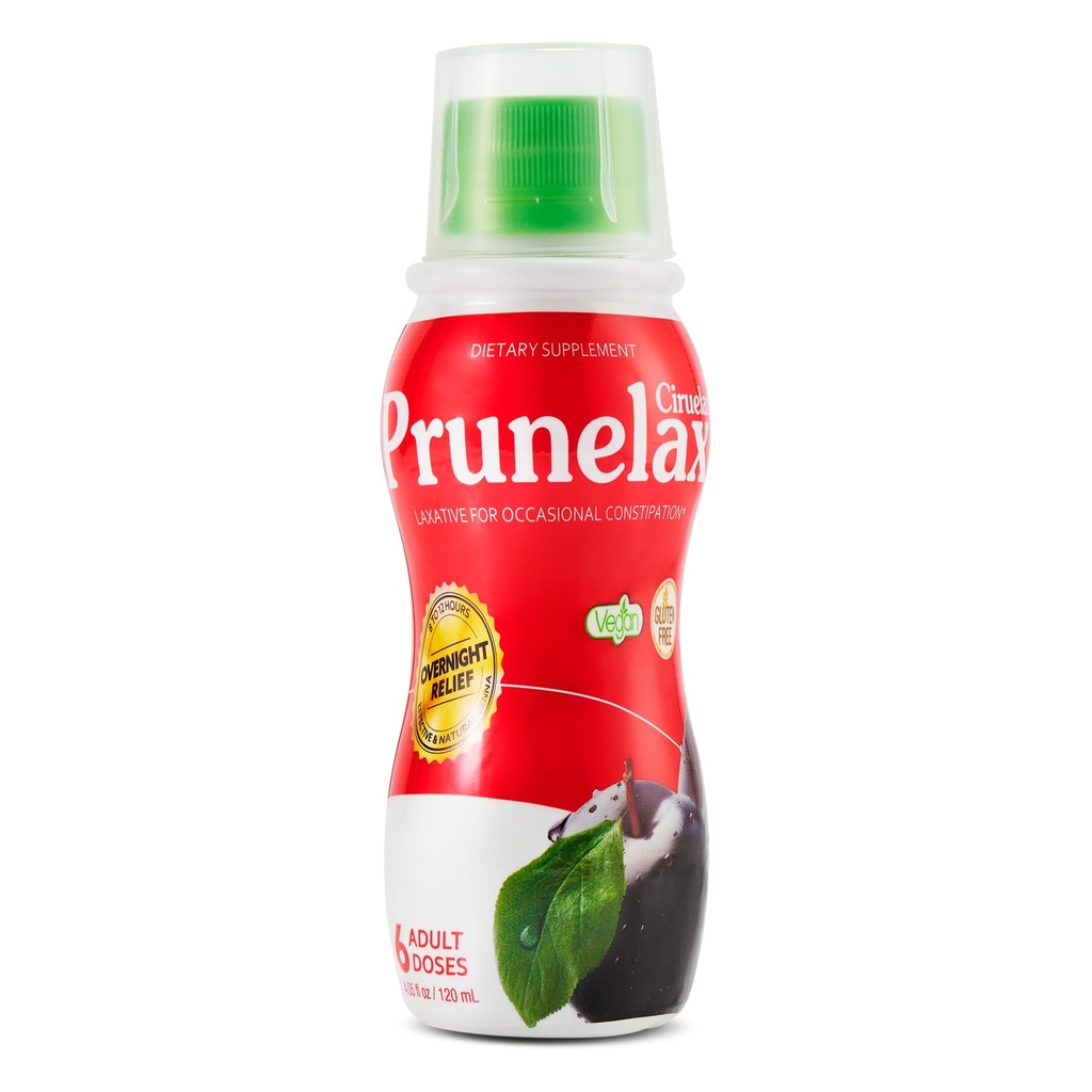 Prunelax Ciruelax Düzenli Kuvvetli Laxative - Occasional Constipation için Nazik Yardım, Doğal Senna ile Yapılabilir, Tahmin edilebilir Yardım, Gluten-Free, Sadece 8 ila 12 Saatte Çalışın - 4.05