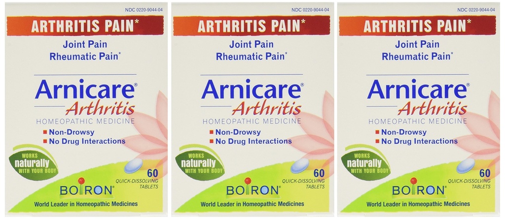 Boiron Arnicare Arthritis - 60 sekme 60 Kont (Pack of 3)