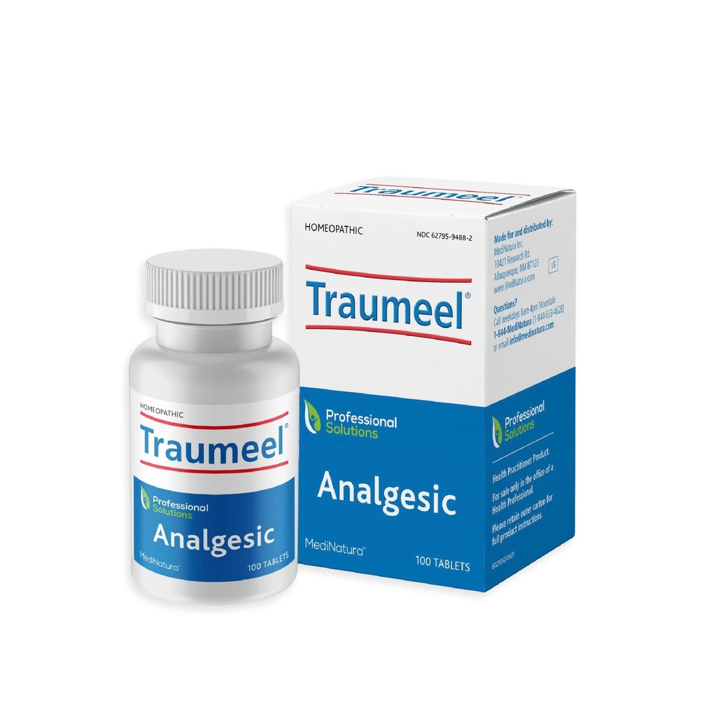 MediNatura Traumeel Homeopathic Arnica + 13 Muscle, Common, Back, Arthritis, Injury, Egzersiz İlgili Ağrı & Soreness - Almanya'da Yapıldı - 100 Tablet