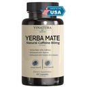 Yerba Mate 1400 mg - Magic Natural Caffeine & Energy Supplements *USA Made & Tested * Yüksek Potency Taurin ve Vitamin B Kompleksi ile Geliştirildi - 60 Capsules