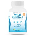Servis başına Triple Strength Fish Oil Omega 3 2400 mg - Burpless, Lemon Flavored Non-GMO, Gluten & Soy Free - 30 Hizmetler
