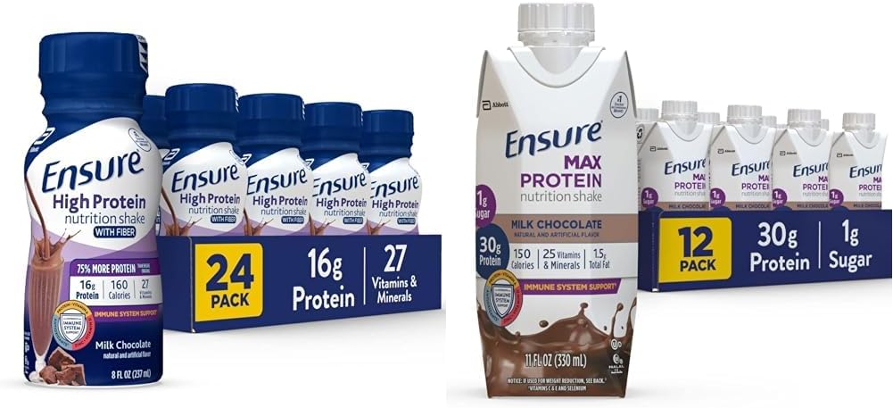 Fiber & Max protein Beslenme Shake ile Yüksek Protein Beslenme Shake'yi 30g protein, 1g of Sugar, High Protein Shake, Milk Chocolate, 11 Fl Oz ( 12. paketi), Sıvı, Hell Oz, Helal