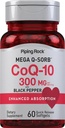 CoQ10 300 mg | 60 Softgels | Black Pepper | Coq10 Coenzyme Supplement | Mega Q-Sorb | Gelişmiş Aborpsiyon | Non-GMO, Gluten Free | By Piping Rock | Coq10 Coenzyme Supplement | Mega Q-Sorb | Gelişmiş Aborb | Gelişmiş Absorpsiyon | Non-GMO, Gluten Free | By Piping Rock |