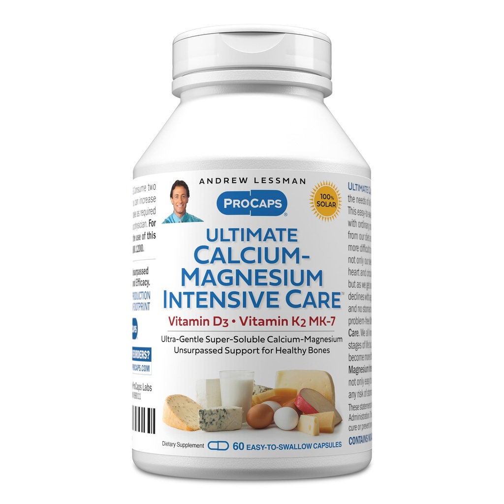 ANDREW LESSMAN Ultimate Food-Magnesium D3 & K2 MK7-120 mcg - 60 Capsules - Bone and Skeleton Health Essentials ile yoğun bakım. Gentle, Easy to Swallow, Super ►. Katkı yok