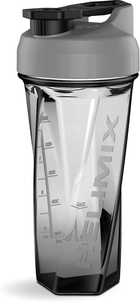 HELIMIX 2.0 Vor Blender Shaker Şişe 28oz | No Blending Ball veya Whisk | ABD Made | Portatif Pre Workout Whey Protein Drink Shaker Cup | Mixes Cocktails Smoothies Shakes | Top Raf Safe