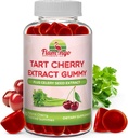 Tart Cherry Gummies (2000 mg) Celery Extract (400 mg)- Uyku ve Ortaklar- Tart Cherry Juice, Capsules veya Tozlar - 60 Count