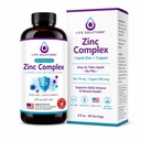 Life Solutions çinko Kompleksi - Optimal Immune Support & Health için Çinko Gluconate ve Copper Gluconate - Yüksek Abhidrasyon Formula - Sıvı 8oz- Yüksek