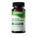Liver Detox Supplement, 30.000mg Süt Butle Ekstraksiyon, Turmeric, Artichoke & Glutathione – Destekler Liver Health & Antioksi Function – 60 Tabletler