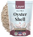 Tavuklar için Dört Oyster Shell - Tavuklar için Gıda Supplement, 100% Doğal Limestoneba Karbonat, Güçlü Yumurta kabuğu & Bonejp, 4 lbs