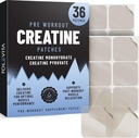 Pre Workout Tinatine Patches - 36 Adet | Kreatin Monohidrat & Pyruvate | Enerji Desteği & Kas Kurtarma | Gym, Fitness ve Active Lifestyles için Easy-to-Use Yapıştırıcı Patches